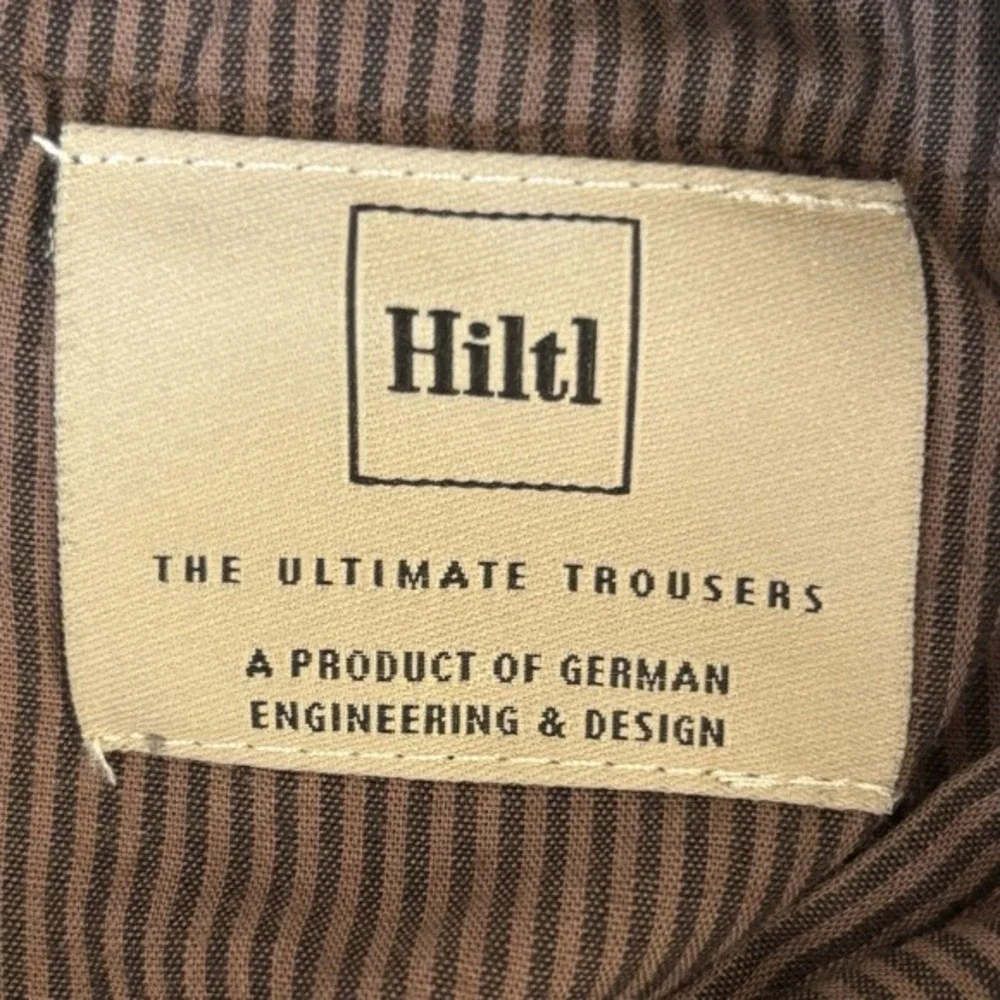 Hiltl Mens The Ultimate Trousers Chino Tan Beige 34x29 Preppy Classic Collegiate